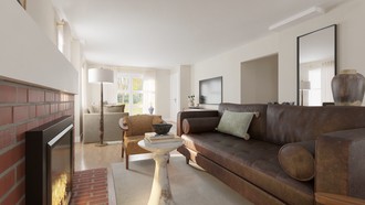 Inspired Modern, Contemporary Luxe Living Room by Havenly Interior Designer Wan