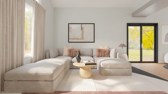 Modern, Glam, Inspired Modern, Contemporary Luxe Living Room by Havenly Interior Designer Emerie