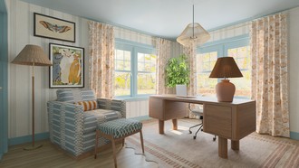 Modern Cottage, Traditional Charm, Artful Eclectic Office by Havenly Interior Designer Sofia