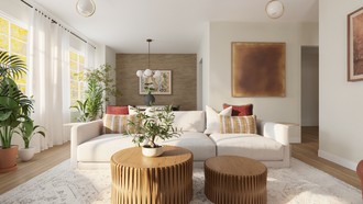 Contemporary, Modern, Bohemian, Transitional, Organic Modern, California Cool, Warm Transitional Bedroom by Havenly Interior Designer Sofia