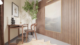 Contemporary Reading Room by Havenly Interior Designer Camila