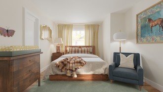 Organic Modern, Warm Transitional Nursery by Havenly Interior Designer Wan