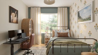 Modern Cottage Office by Havenly Interior Designer Erin