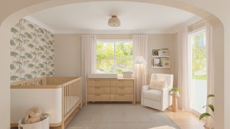 Classic, Bohemian, Parisian Modern, California Cool Office by Havenly Interior Designer Mikaela