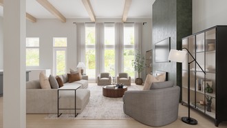 Modern, Minimal, Organic Modern Living Room by Havenly Interior Designer Luisa