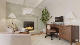 Traditional Charm, Artful Eclectic Living Room by Havenly Interior Designer Wan