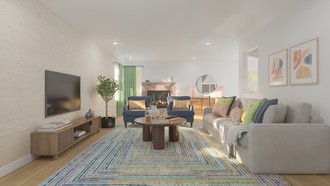 Eclectic Living Room by Havenly Interior Designer Begona