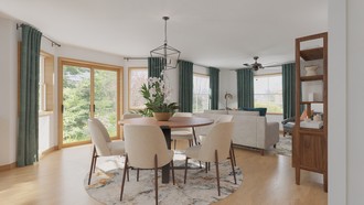 Contemporary, Modern, Classic, Eclectic, Artful Eclectic Dining Room by Havenly Interior Designer Taylor