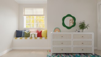 Contemporary Luxe, Warm Transitional Bedroom by Havenly Interior Designer Wan