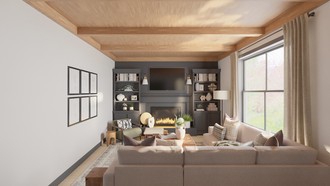 Organic Modern Living Room by Havenly Interior Designer Maria