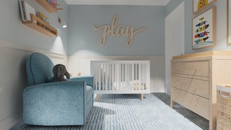 Contemporary Nursery by Havenly Interior Designer Akira