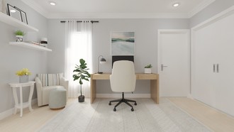 Coastal, Preppy, California Cool, Classic Coastal, New Classic Office by Havenly Interior Designer Rachel