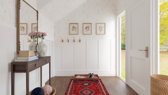 Parisian Modern, Traditional Charm Entryway by Havenly Interior Designer Wan