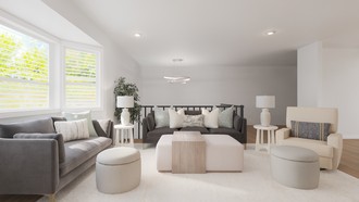 Classic, Contemporary Luxe, Organic Modern, Warm Transitional, New Classic Living Room by Havenly Interior Designer Rachel