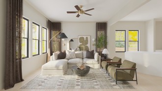 Organic Modern Living Room by Havenly Interior Designer Spencer