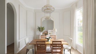 Classic Contemporary Dining Room by Havenly Interior Designer Jaime