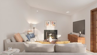 Bohemian Living Room by Havenly Interior Designer Begona