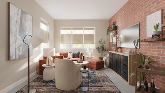 Bohemian, Industrial Living Room by Havenly Interior Designer Natalia