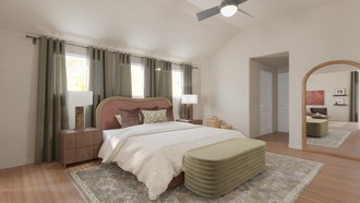 Contemporary, Contemporary Luxe Bedroom by Havenly Interior Designer Lara