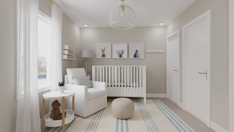 Classic, Coastal Nursery by Havenly Interior Designer Candice