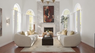 Classic Contemporary, Parisian Modern Living Room by Havenly Interior Designer Lara