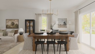 Organic Modern Dining Room by Havenly Interior Designer Luisa