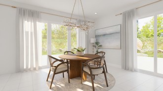 Classic, Coastal, Contemporary Luxe, Warm Transitional, Classic Coastal, New Classic Dining Room by Havenly Interior Designer Rachel