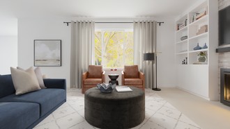 Modern, Farmhouse Living Room by Havenly Interior Designer Estefania