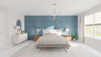 Organic Modern, Warm Transitional, New Classic Bedroom by Havenly Interior Designer Christy