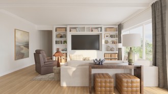 Traditional Charm Living Room by Havenly Interior Designer Jaime
