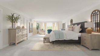 Modern Cottage, Traditional Charm Bedroom by Havenly Interior Designer Jaime