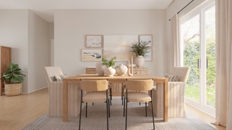 Coastal Dining Room by Havenly Interior Designer Martha
