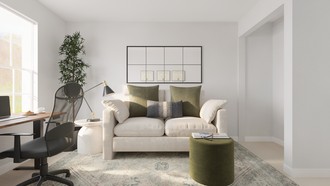 Modern, Farmhouse Office by Havenly Interior Designer Estefania