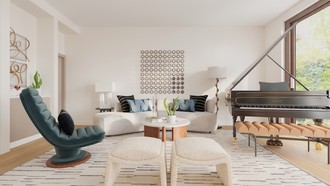 Contemporary, Modern, Midcentury Modern, Minimal, Contemporary Luxe, Organic Modern Living Room by Havenly Interior Designer Trenton