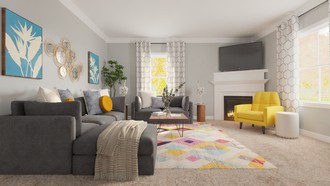  Living Room by Havenly Interior Designer Camila