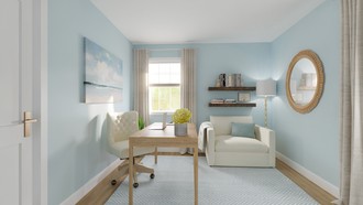 Classic, Coastal, Classic Coastal Office by Havenly Interior Designer Christy