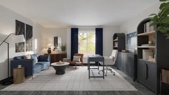 Contemporary, Transitional, Classic Contemporary Office by Havenly Interior Designer Ivan