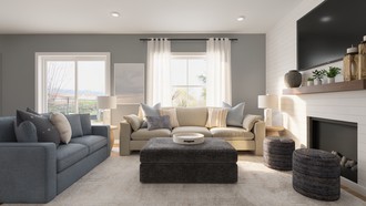 Classic, Coastal, Classic Coastal Living Room by Havenly Interior Designer Rachel