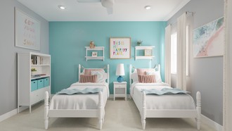 Classic, Glam, Preppy Bedroom by Havenly Interior Designer Rachel