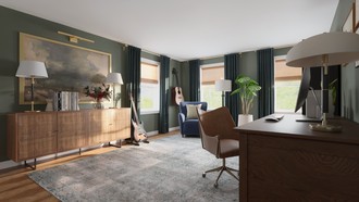Modern, Classic, Traditional, Rustic, Transitional Office by Havenly Interior Designer Trenton