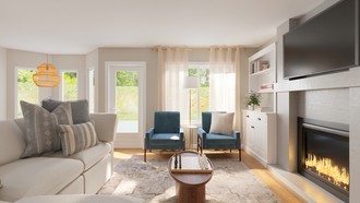 New Classic Living Room by Havenly Interior Designer Luisa