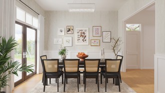 Classic, Glam Dining Room by Havenly Interior Designer Mélanie