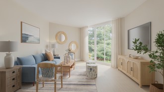 Coastal Living Room by Havenly Interior Designer Marcela