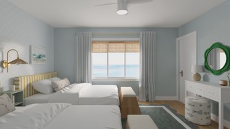 Coastal Living Room by Havenly Interior Designer Valeria