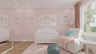 Glam, Traditional Charm Nursery by Havenly Interior Designer Candice