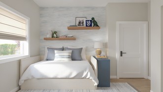 Coastal Bedroom by Havenly Interior Designer Martha