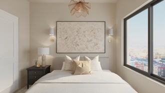Midcentury Scandi, Organic Modern Bedroom by Havenly Interior Designer Natalia