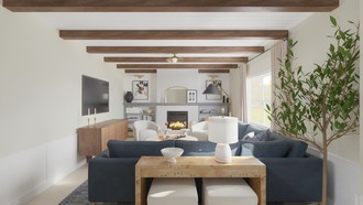 Contemporary Living Room by Havenly Interior Designer Jacqueline