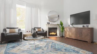 Contemporary, Modern, Glam Bedroom by Havenly Interior Designer Estefania