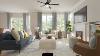 California Cool Living Room by Havenly Interior Designer Natalia